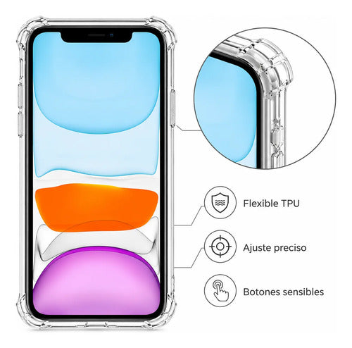 Estuche Space Antigolpes Transparente para Iphone — foto 5