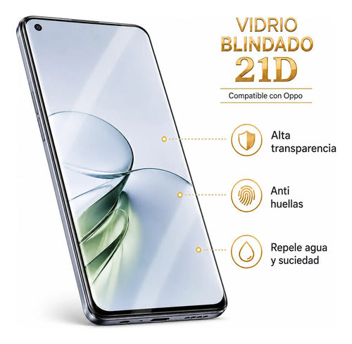 Vidrio Templado Blindado Protector Pantalla para Oppo A60