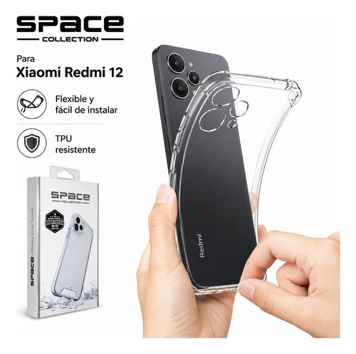 Estuche Space Antigolpes Transparente para Redmi — foto 6