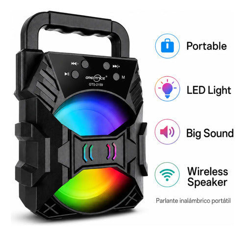 Parlante Bluetooth Portatil Inalambrico Recargable Usb — foto 2