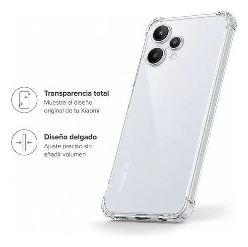 Estuche Space Antigolpes Transparente para Redmi — foto 2