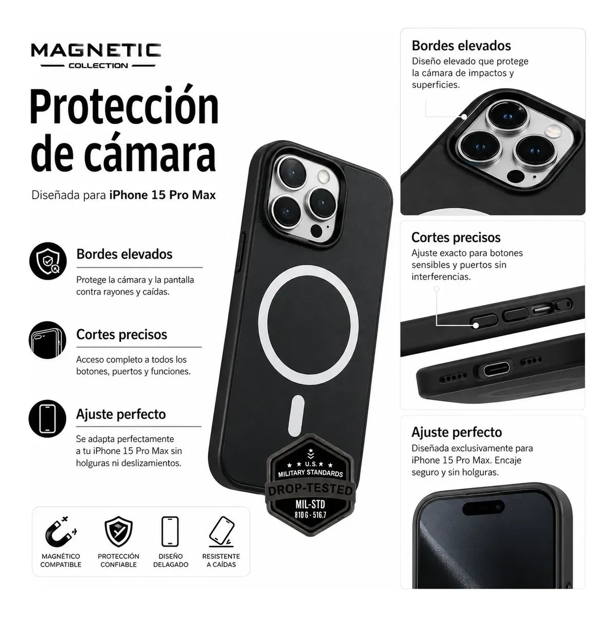 Estuche Magnetico para Iphone