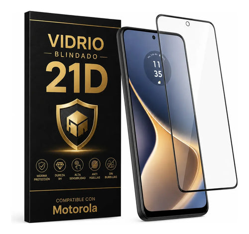 Vidrio Templado Blindado Protector Pantalla para Motorola