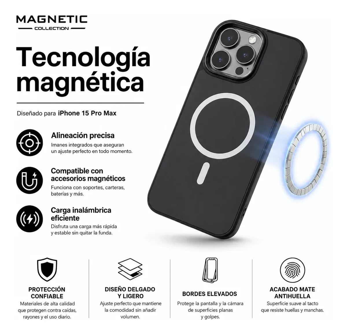 Estuche Magnetico para Iphone