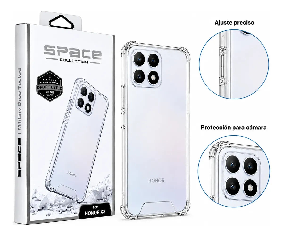 Estuche Space Antigolpes Transparente para Honor
