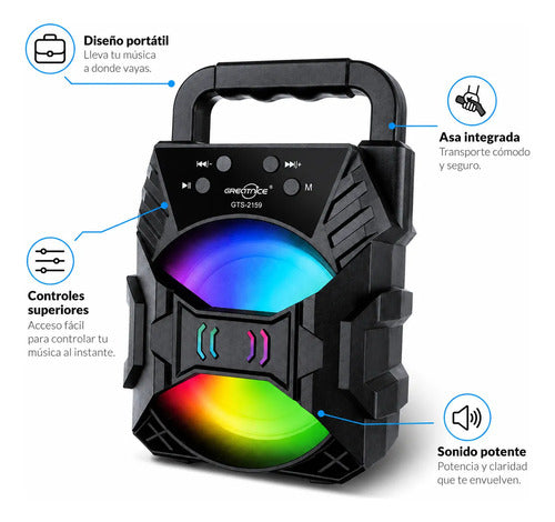 Parlante Bluetooth Portatil Inalambrico Recargable Usb — foto 5