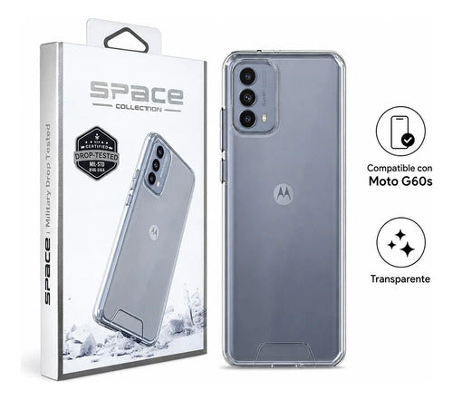 Estuche Space Antigolpes Transparente para Motorola — foto 8