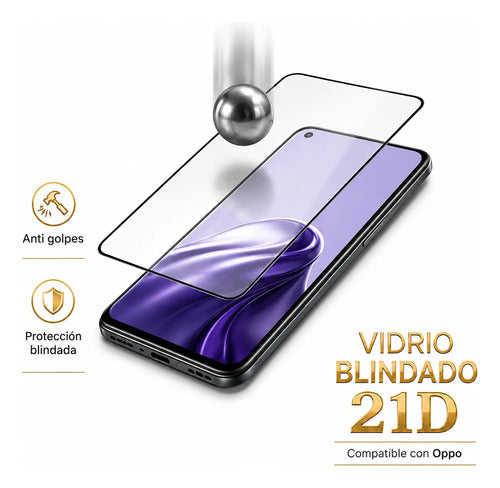 Vidrio Templado Blindado Protector Pantalla para Oppo A60
