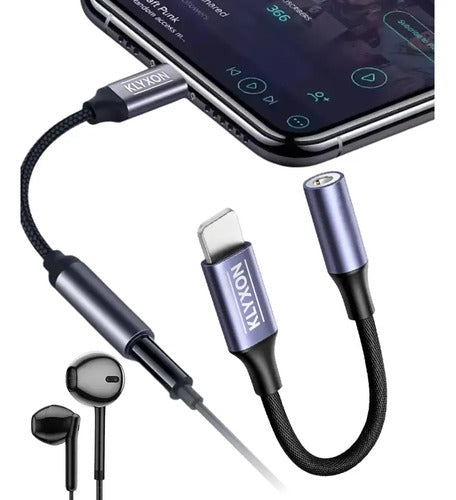 Adaptador Lightning a Jack 3.5 mm Harvic para iPhone y iPad – foto 2