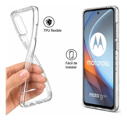 Estuche Space Antigolpes Transparente para Motorola — foto 5