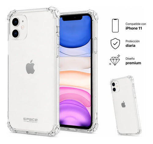 Estuche Space Antigolpes Transparente para Iphone — foto 3