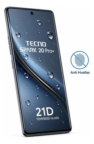 Vidrio Templado Blindado Protector Pantalla para Tecno Spark 20