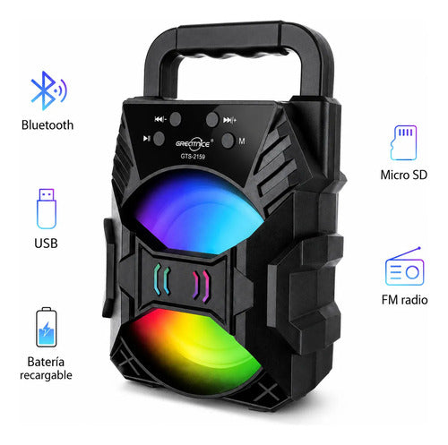Parlante Bluetooth Portatil Inalambrico Recargable Usb — foto 8