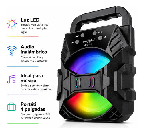 Parlante Bluetooth Portatil Inalambrico Recargable Usb — foto 6