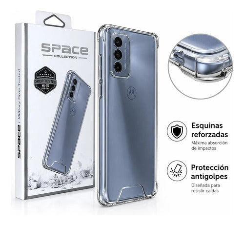 Estuche Space Antigolpes Transparente para Motorola — foto 6