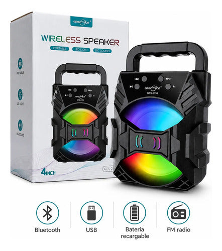 Parlante Bluetooth Portatil Inalambrico Recargable Usb — foto 4
