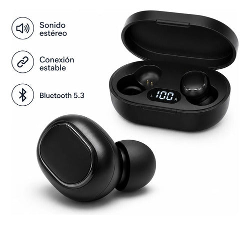 Audifonos Bluetooth Inalambricos In Ear Estuche Carga Tactil