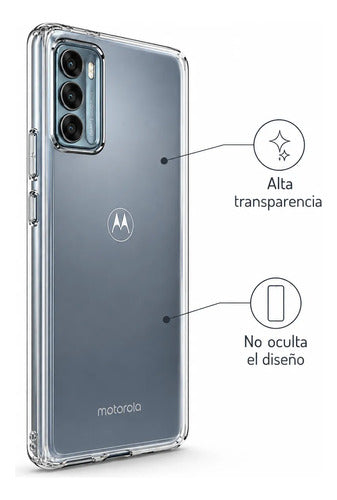 Estuche Space Antigolpes Transparente para Motorola — foto 2