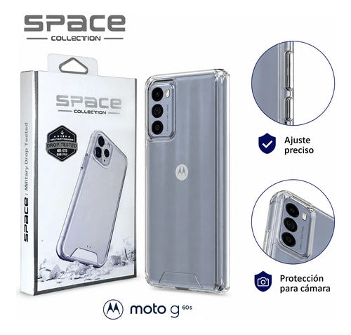 Estuche Space Antigolpes Transparente para Motorola — foto 4