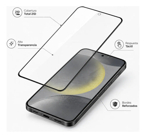 Vidrio Templado Blindado Protector Pantalla para Samsung A15