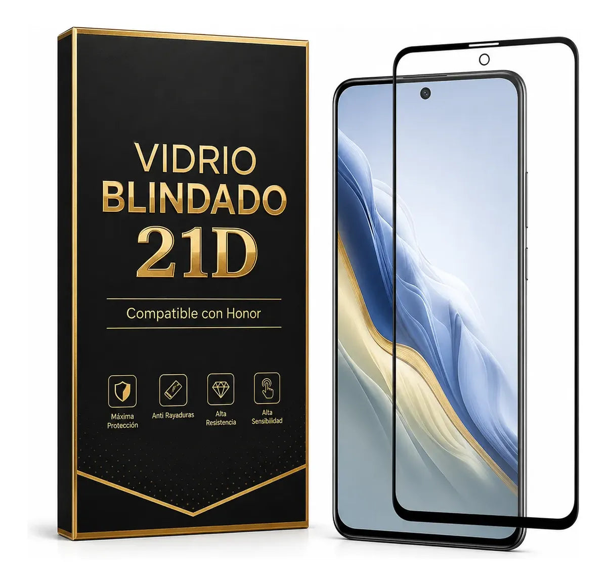 Vidrio Templado Blindado Protector Pantalla para Honor