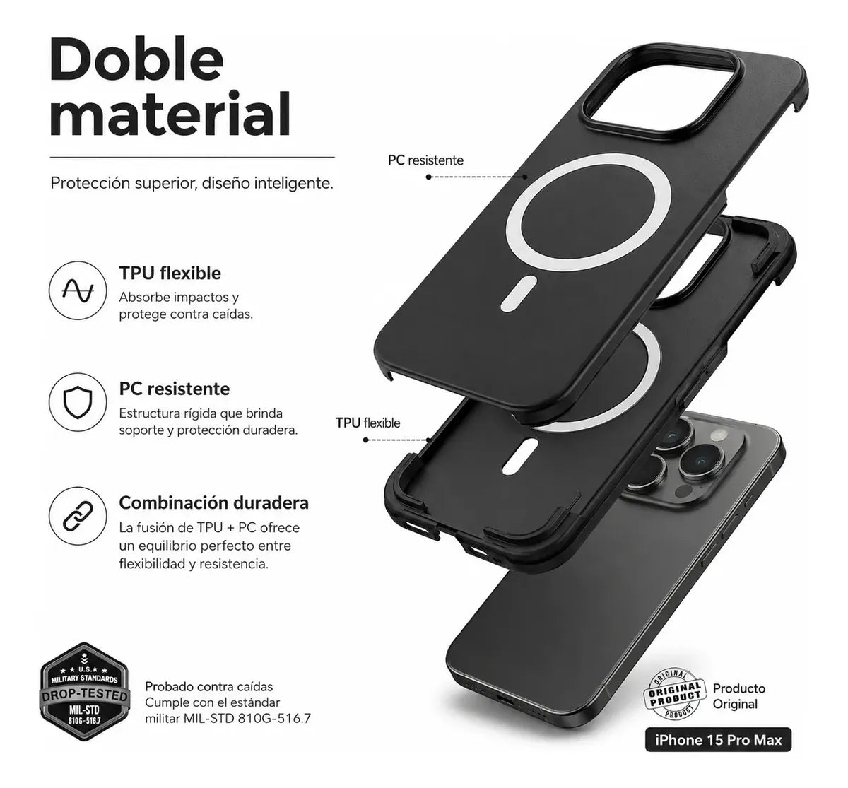 Estuche Magnetico para Iphone