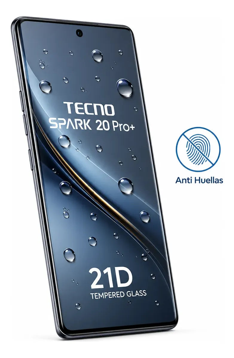 Vidrio Templado Blindado Protector Pantalla para Tecno
