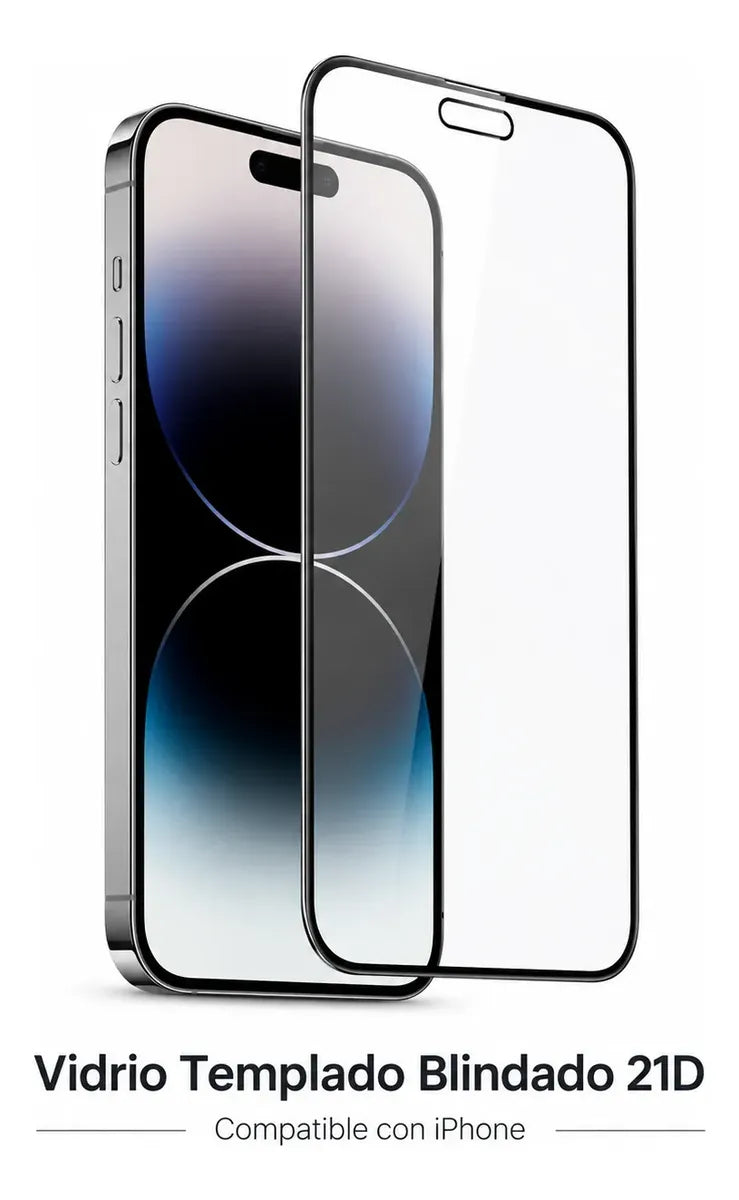 Vidrio Templado Blindado Protector Pantalla para iPhone