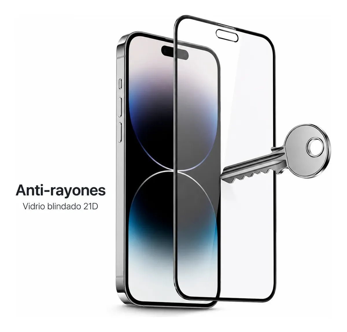 Vidrio Templado Blindado Protector Pantalla para iPhone