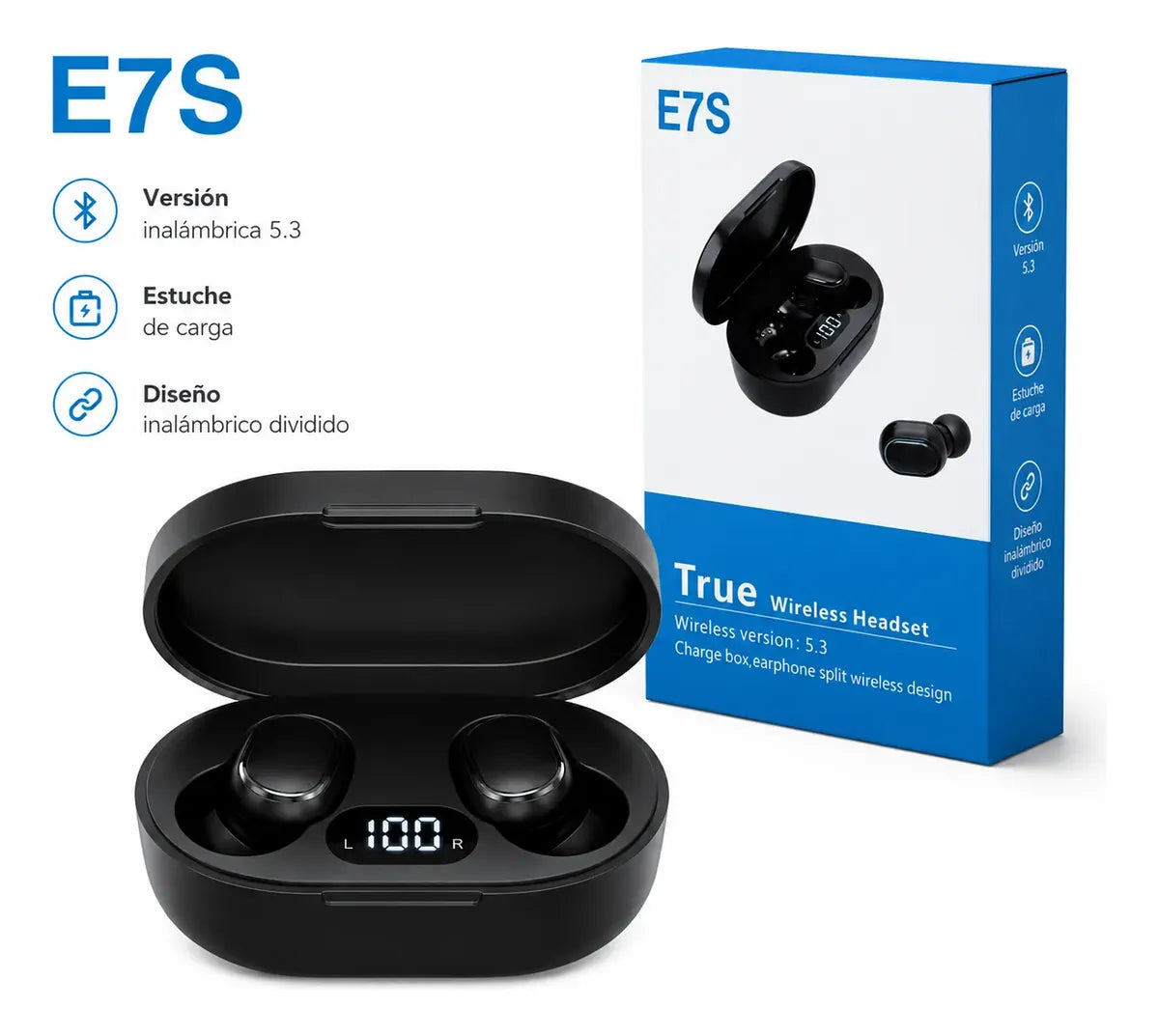 Audifonos Bluetooth Inalambricos In Ear Estuche Carga Tactil